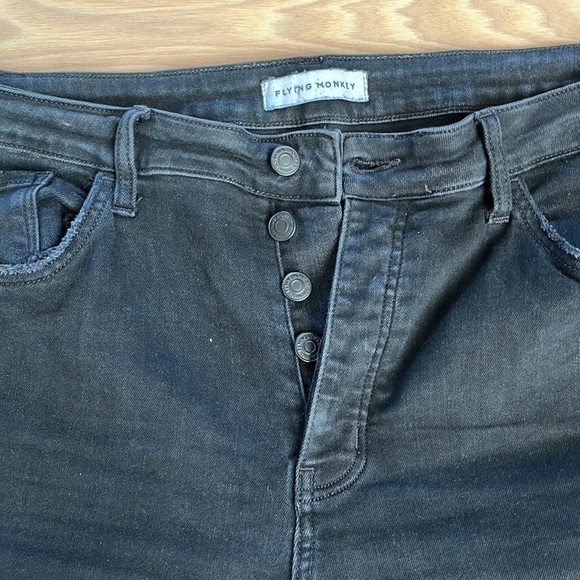 High Rise Flying Monkey straight jeans size 32 - Picture 3 of 4